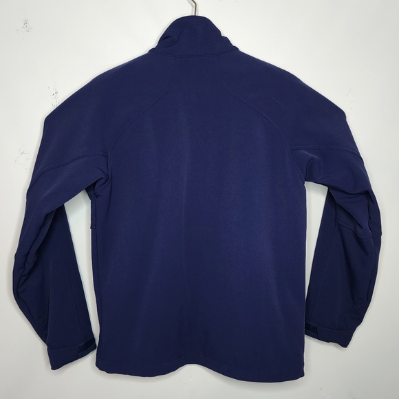 Marmot Soft Shell Jacket Fleece Lined Full Zip Blue Men's Small - Picture 2 of 10
